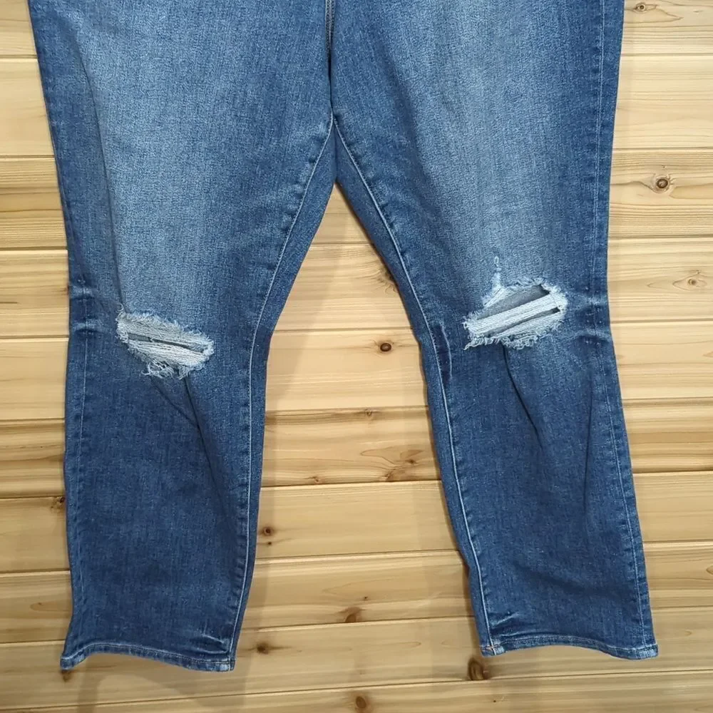 Good‎ American Jeans Womens 18 Blue Good Legs ankle Glc1380t